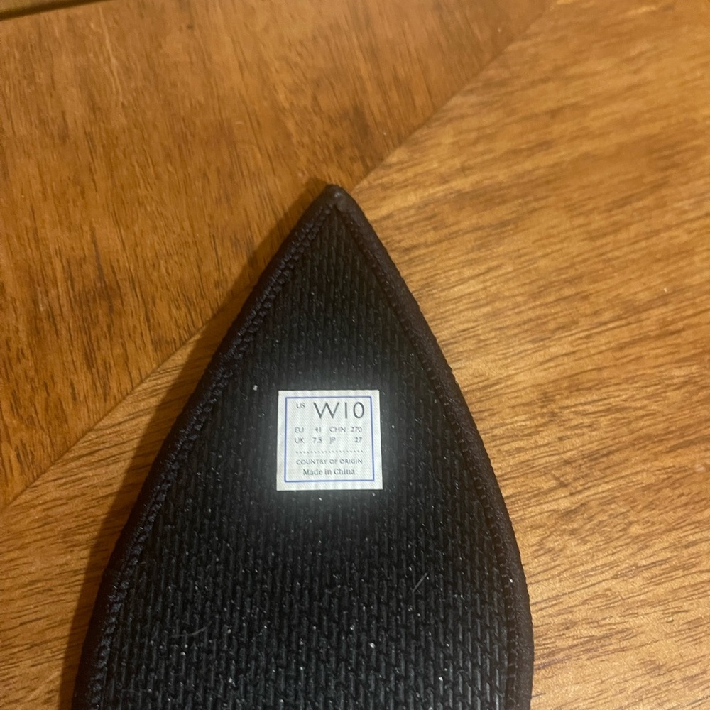 Rothy's Ivory Polka Point Black - Picture 15 of 15